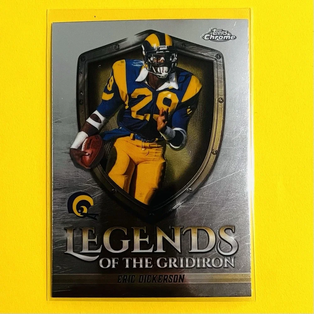 2025 Topps Chrome Football NFL Eric Dickerson Legends of Gridiron LOG-13 Rams